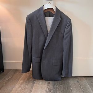 Men’s Warehouse - Grey Egara Suit - 42R Jacket and 34W Pants